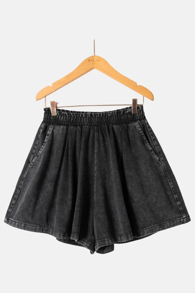 Gracie Denim Shorts Black