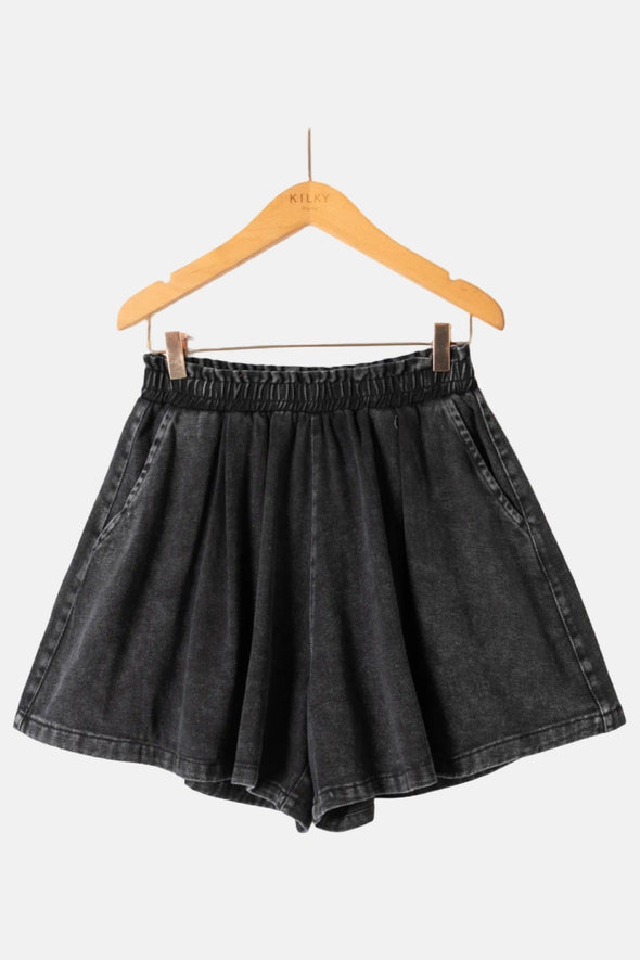 Gracie Denim Shorts Black