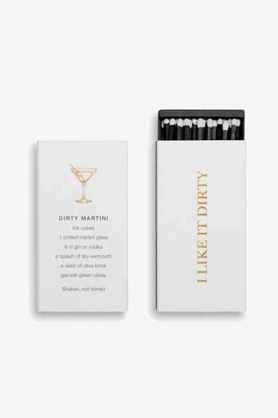 I Like It Dirty Martini Matches Large