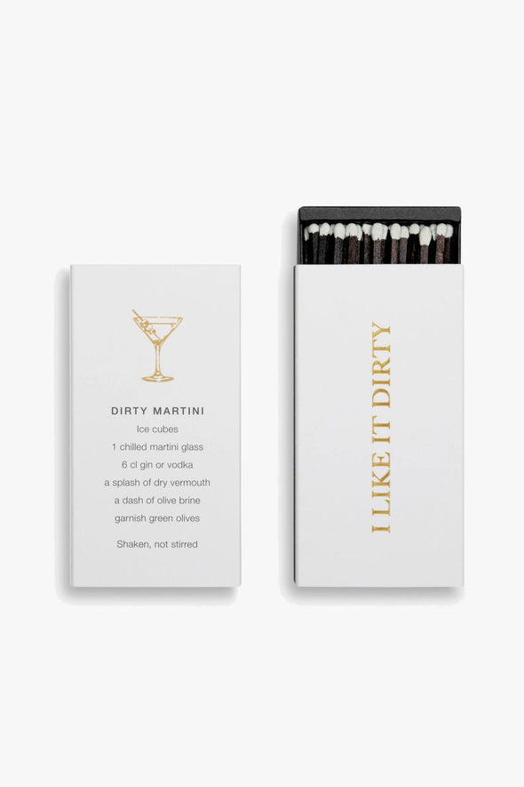 I Like It Dirty Martini Matches Large