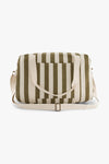 Raphael Weekend Bag Stripes Olive/Greige