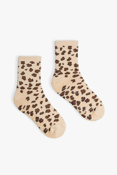 Cheetah Grip Socks