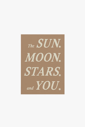 Sun Moon Stars Mini Card