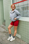 Sia High Waist Bike Shorts Red