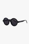 Pluto Shiny Black Sunglasses