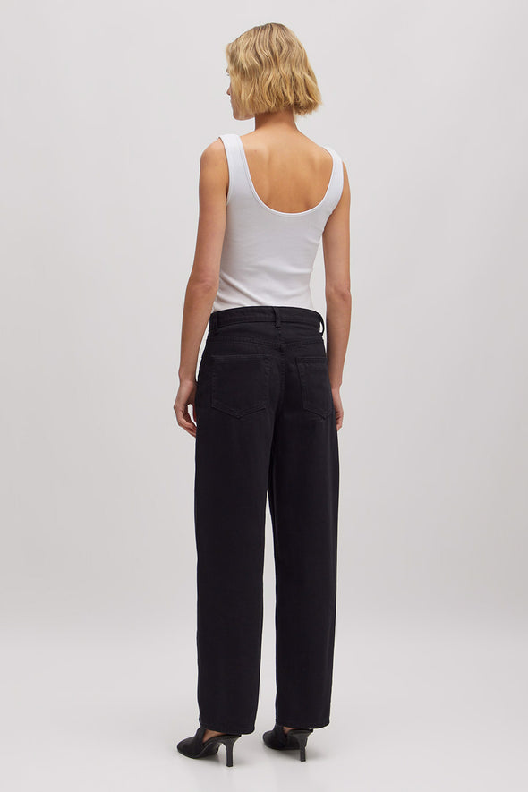 Mathilda Denim Trousers Black