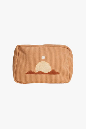 Corduroy Makeup Bag Sand