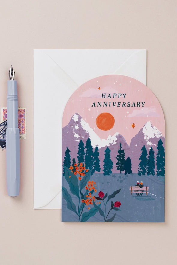 Anniversary Sunset Card