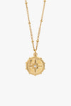 Aspen Compass Necklace Stainless Steel