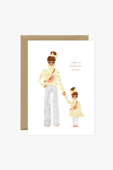 Mama Daughter Card