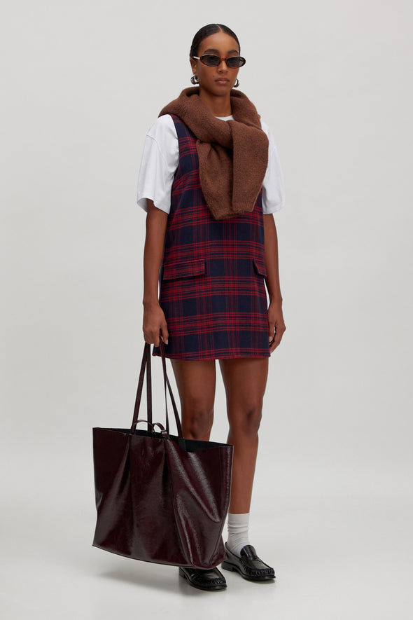 Indra Wool Dress Checks