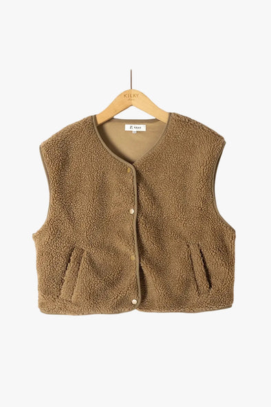 Billie Vest Camel