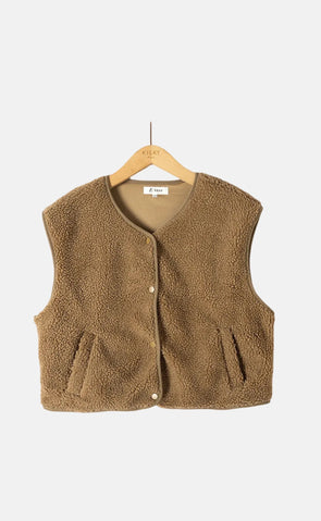 Billie Vest Camel