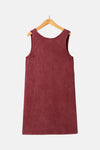 Castille Denim Sundress Bordeaux
