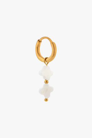 White Clover Hoop Gold