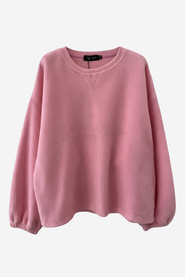 Liz Teddy Sweater Pink