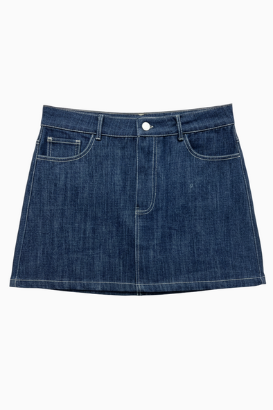 Trine Denim Mini Skirt