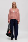 Rani Bomber Cardigan Blush
