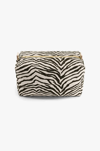 Vic Pouch Zebrou Greige