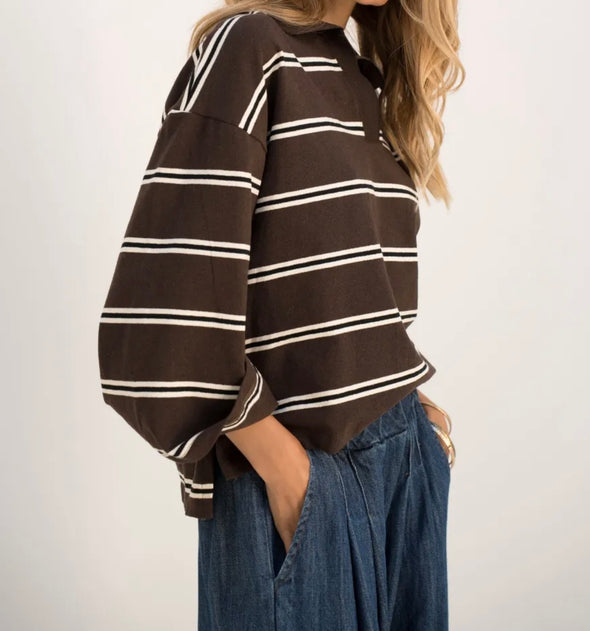 Farrow LS Top Brown