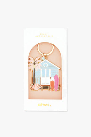 Beach House Keychain