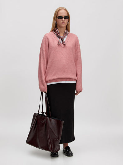 Urielle Wool Knit Dusty Rose