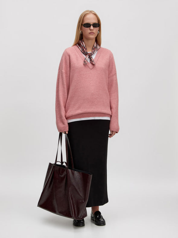 Urielle Wool Knit Dusty Rose