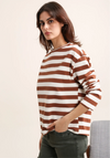 Basile Top Caramel Stripes