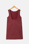 Castille Denim Sundress Bordeaux