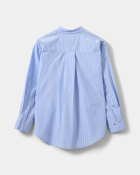 Adalene Shirt Light Blue Stripes