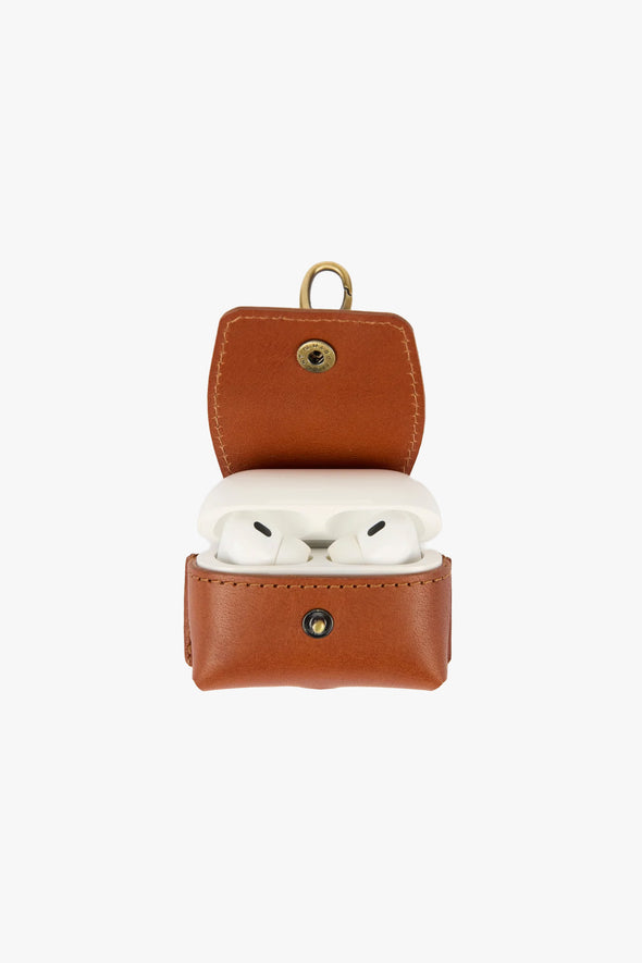 Airpods Case Cognac Leather