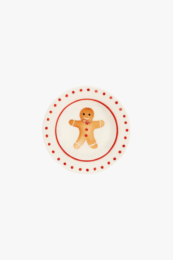 Sweet Gingerbread Dessert Plate