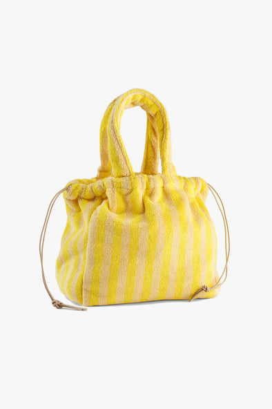Naram Small Handbag Pristine & Neon Yellow
