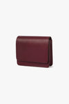 Audrey Mini Leather Bag Dark Cherry