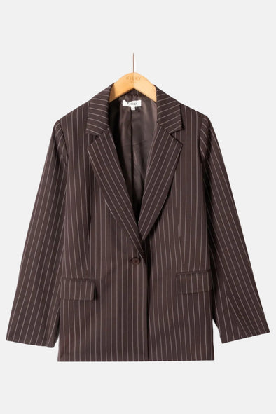 Lois Pinstripe Blazer