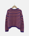 Manon Cardigan Violet/Orange