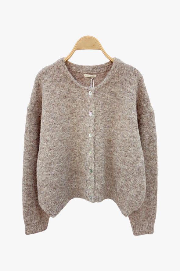 Maddie Cardigan Taupe