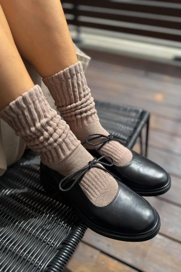 Ballet Socks Mocha Mousse