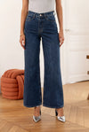 Capucine Wide Denim Blue Brut