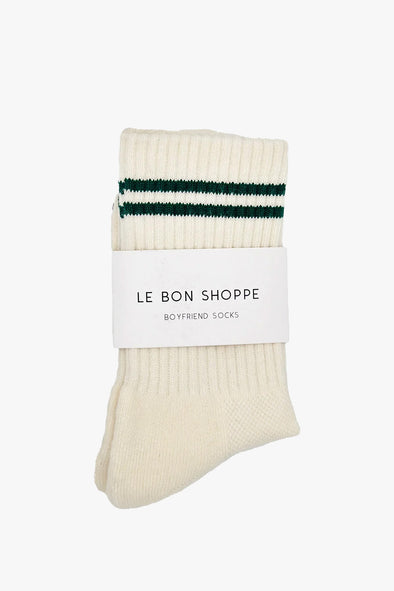 Boyfriend Socks Parchment