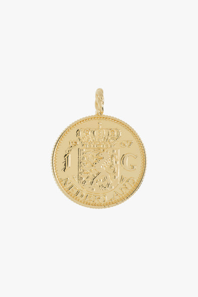 Fortunate Coin Charm Goldplated
