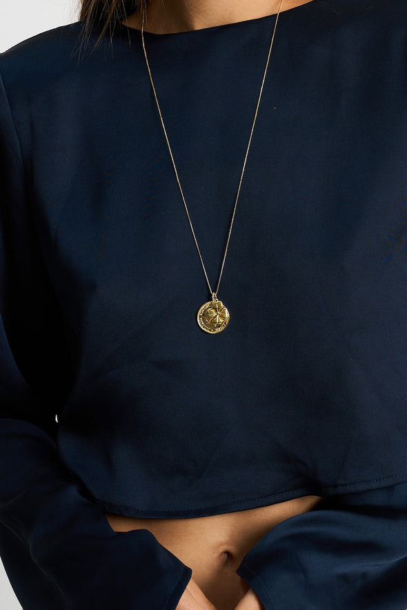 Lucky Shamrock Charm Goldplated