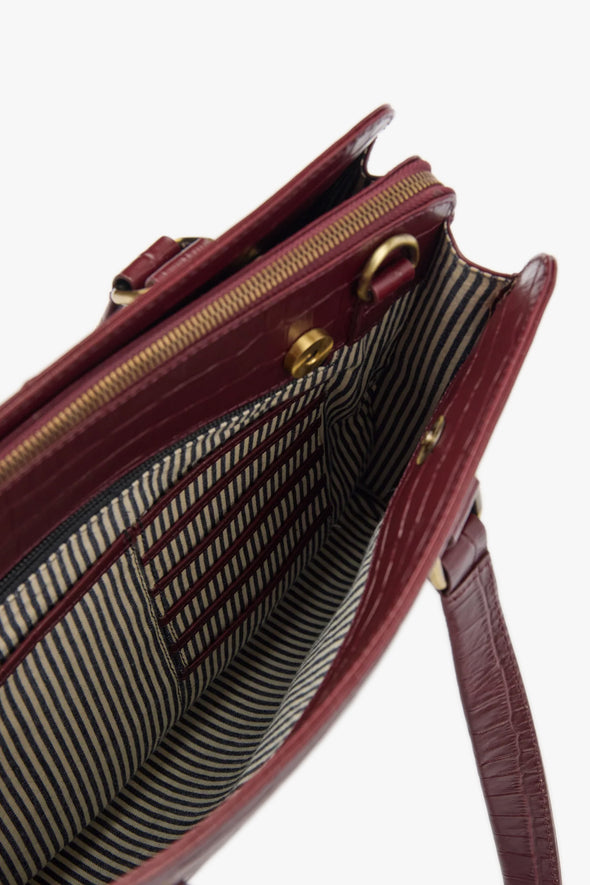 Blair Leather Bag Dark Cherry Coco