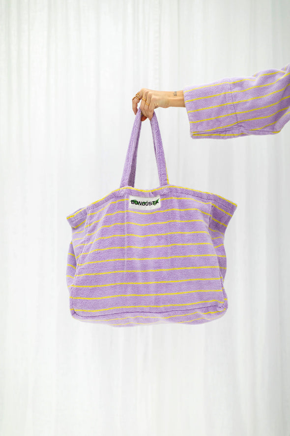 Naram Weekend Bag Lilac & Neon Yellow