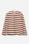 Basile Top Caramel Stripes