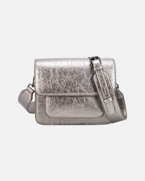 Cayman Pocket Bag Shiny Metallic Grey