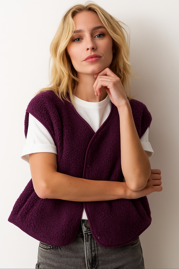 Billie Vest Prune