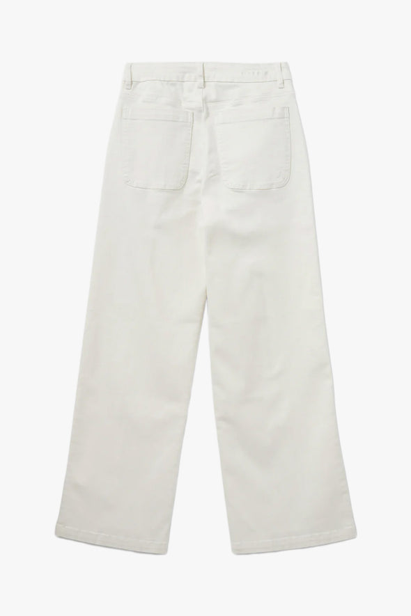 Kari Mid Waist Denim Off-White