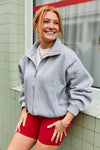 Sia High Waist Bike Shorts Red