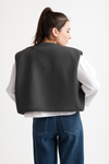Billie Vest Dark Grey